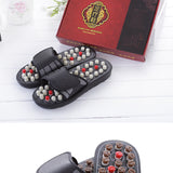 Home women's summer cool slippers indoor home non-slip home couple massage slippers foot acupuncture point foot massage shoes for men DealNede™