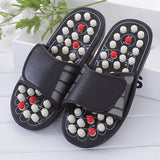 Home women's summer cool slippers indoor home non-slip home couple massage slippers foot acupuncture point foot massage shoes for men DealNede™