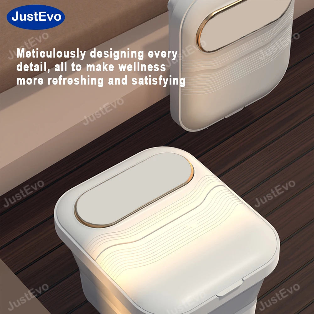 Foot bath bucket, foldable and portable foot soak tub—a great gift for parents and elders.9801C DealNede™