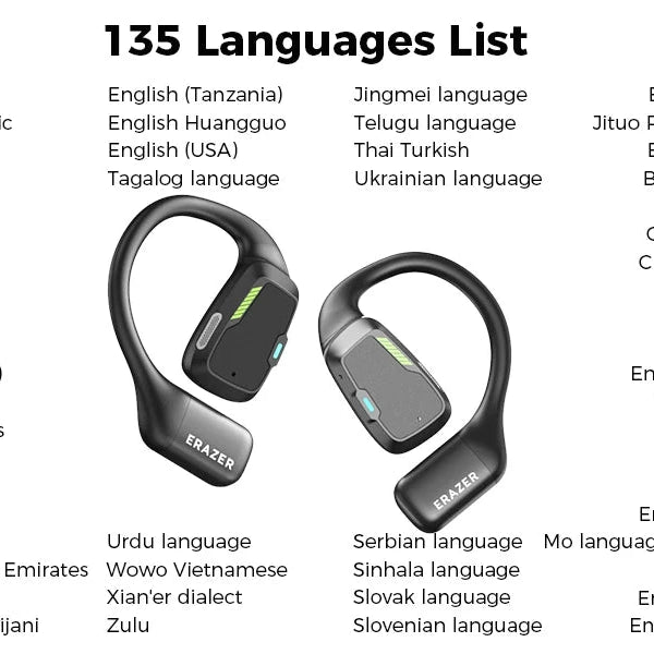 AI Translator Earbuds – Erazer XP6 Gaming Bluetooth Headset DealNede™