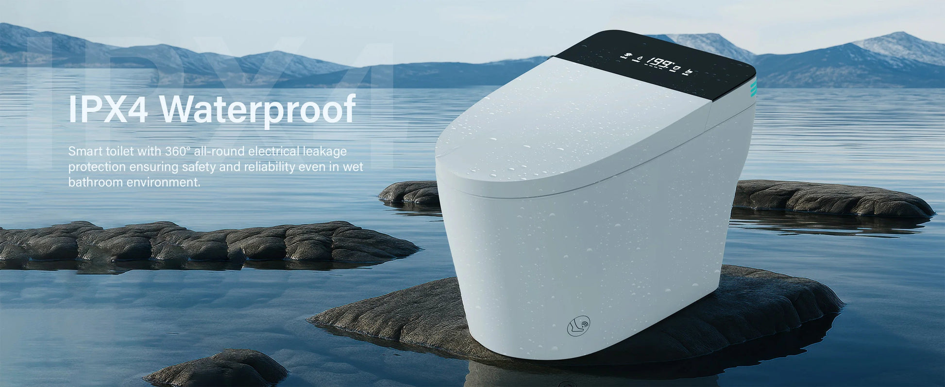 Smart Toilet with Bidet, Heated Seat, Warm Air Dryer, Auto Flush, Remote Control, LED Display, Luxury One-Piece Elongated Toilet DealNede