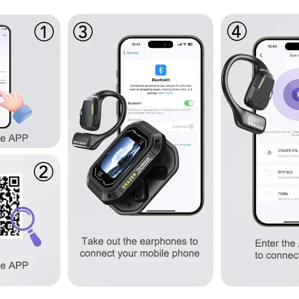 AI Translator Earbuds – Erazer XP6 Gaming Bluetooth Headset DealNede™