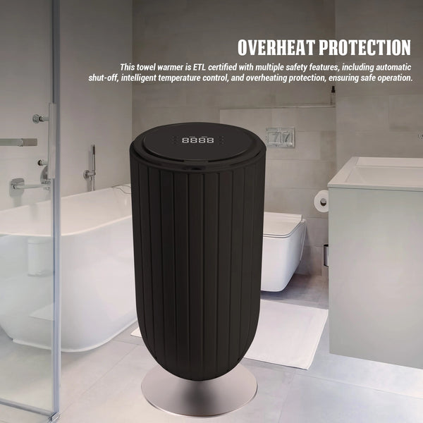 PhantomGoGo Electric Towel Warmers for Bathroom Towel Heater Bucket Blanket Warmers for Home Bathrobes Warmer 27L Large
