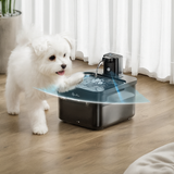 Stainless Steel Cat Water Fountain DownyPaws 2.5L Smart Pet Dispenser DealNede