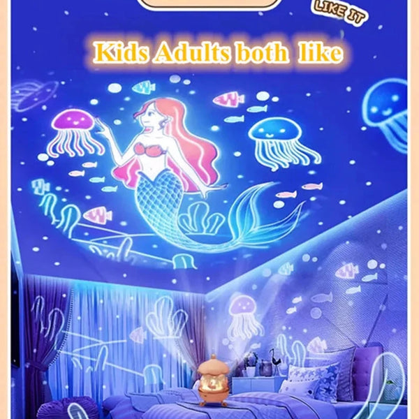 Galaxy Projector Night Light 360° Rotating Star Lamp for Kids Bedroom DealNede™