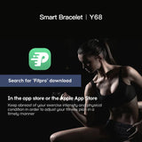 Y68 Smart Watch Heart Rate Oxygen Blood Pressure Monitor DealNede™