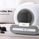DOEL 65L Self-Cleaning Cat Litter Box App Control, ONLY Supports 2.4G WiFi w/Litter Mat&Trash Bags, Fit for Tofu & Mixed Litter DealNede™