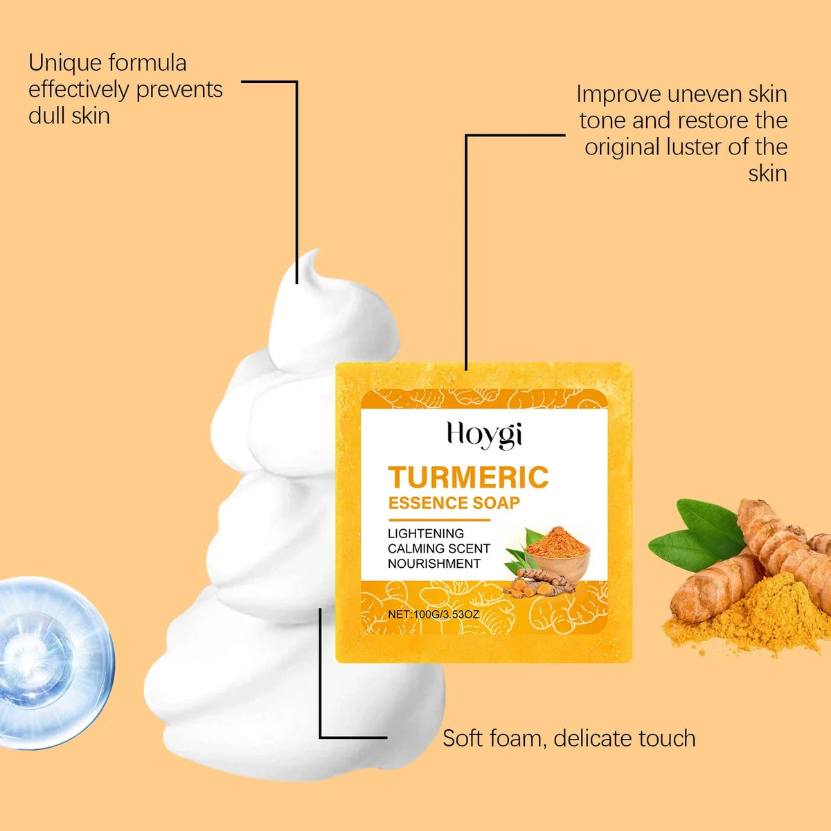 Turmeric Skincare Set Brightening Anti Acne Face and Body Care DealNede™