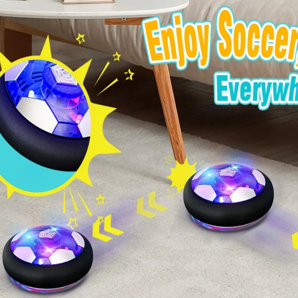 Hover Soccer Ball Kids Toy With Protective Foam Bumper And Colorful LED Lights ForBoys And Girls  (Battery supply)