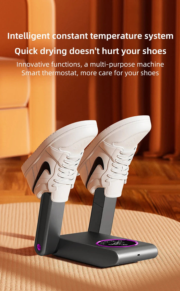 2025 Intelligent Electric Shoe Dryer Timer Adjustable Dryer Quick Drying Deodorizing Sterilizing Shoe Dryer Shoe Warmer Heater DealNede™