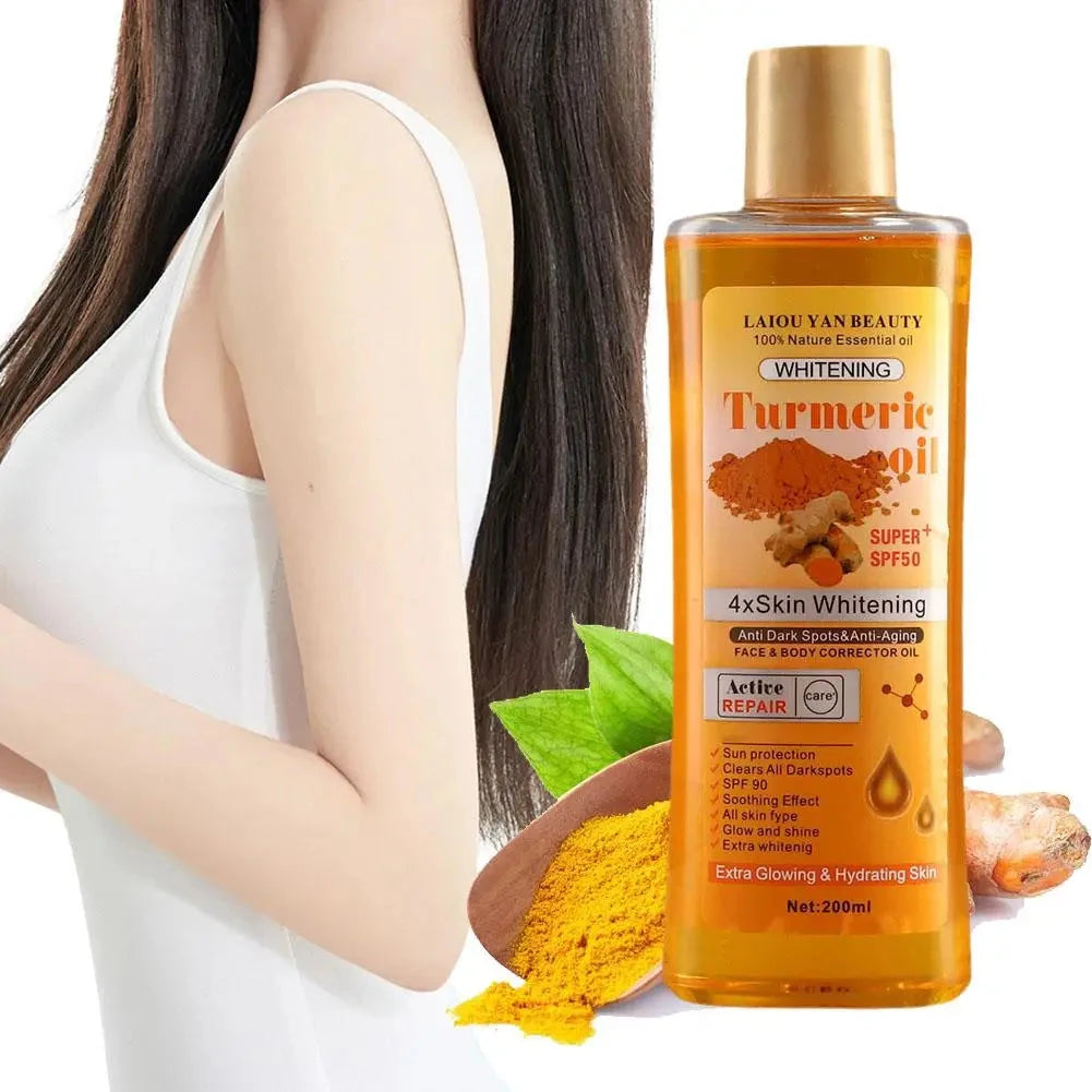 200ml Turmeric Essential Oil for Face & Body Moisturizing Hydration DealNede™