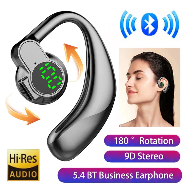 Bluetooth 5.4 Wireless Headset Noise Reduction Sports Earphones DealNede™