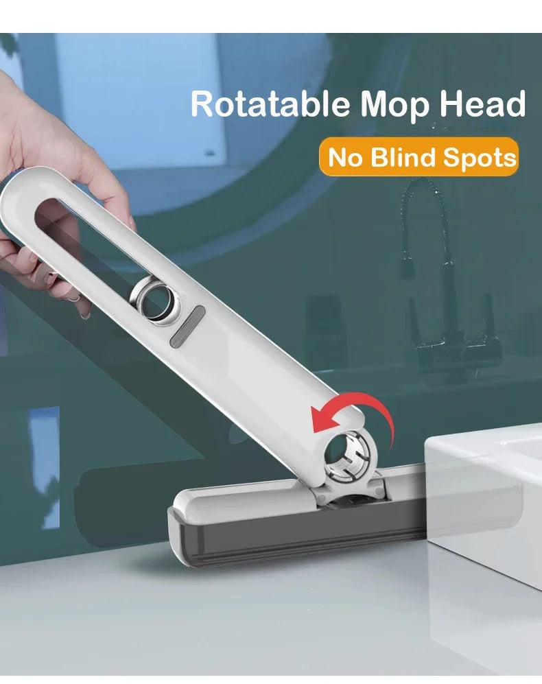 Handheld Mop Multifunctional Small Desktop Mop Handheld Hands-free Washing Sponge Kitchen Hands Free Sponge Absorbs Water Mop DealNede™