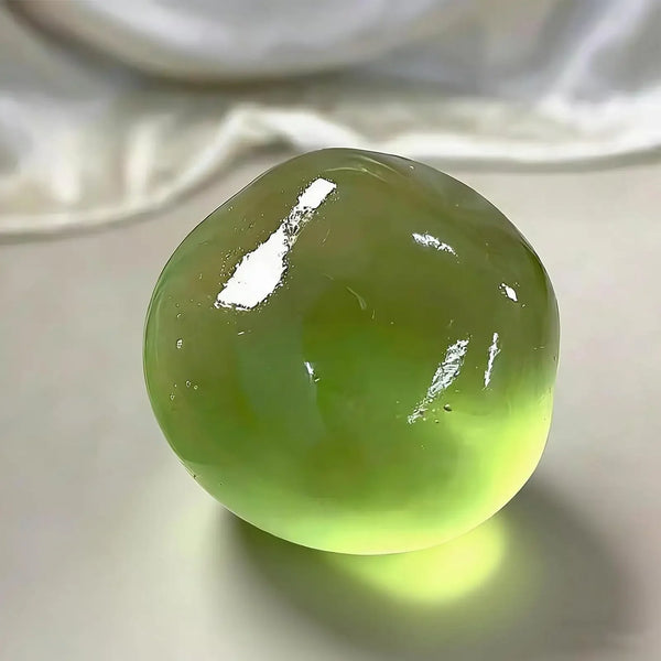 Handmade Coconut Oil Squish Ball Slow Rising Fidget Stress Ball Clear Jelly Sensory Ball Soft Stress Relief Toy For Adults