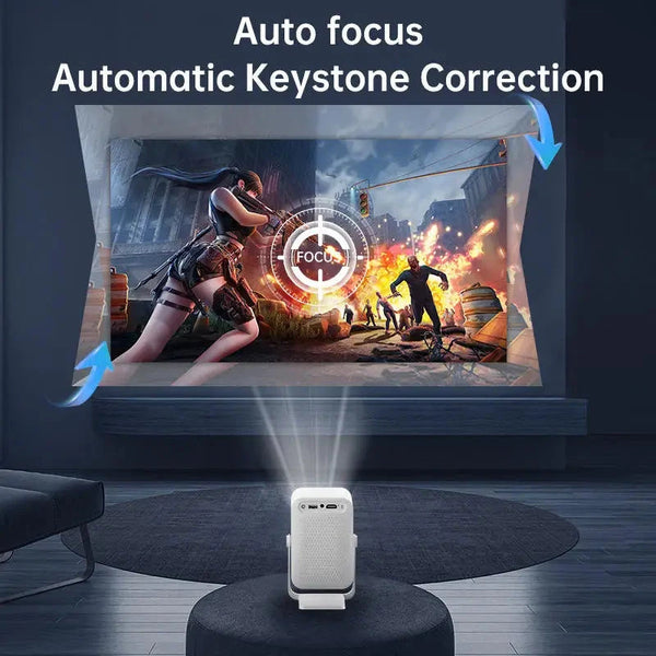 Yinzam HY600 Interactive Protable Projector 300ANSI BT5.0 WiFi Video Projector with Auto Focus Keystone for Meeting Education DealNede™