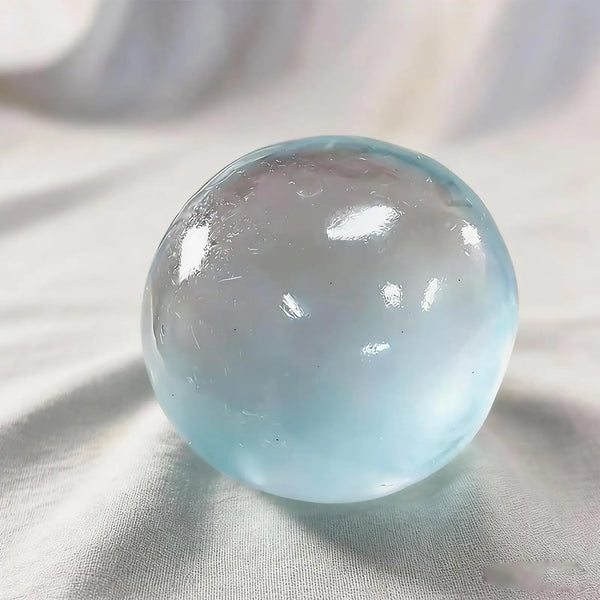 Handmade Coconut Oil Squish Ball Slow Rising Fidget Stress Ball Clear Jelly Sensory Ball Soft Stress Relief Toy For Adults