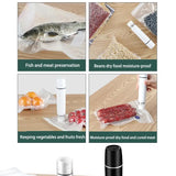 Portable Electric Vacuum Sealer Pump – Handheld Food Saver for Fresh Storage, Freezer & Travel Bags DealNede