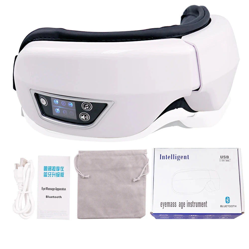 Smart Portable Vibration Eye Massager Airbag Compress Eye Care Tool Bluetooth Music Eye Massage Eye Relax Fatigue Sleepping Mask DealNede™