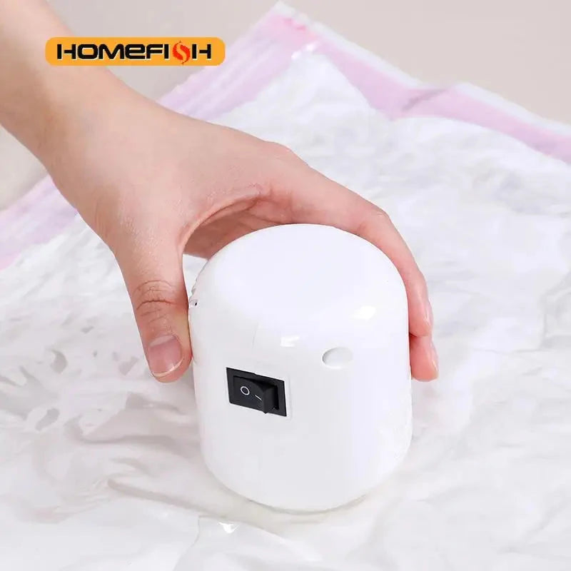 Vacuum Compression Bag Electric Pump Mini Vacuum Sealer Machine DealNede™