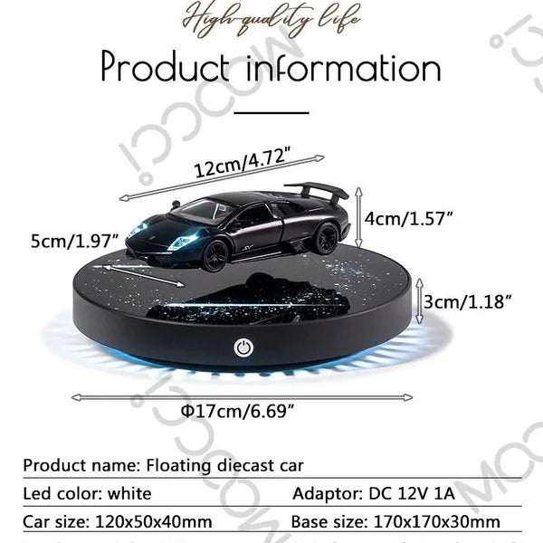 Magnetic Levitating Car with Metal Base 360° Free Rotation DealNede™