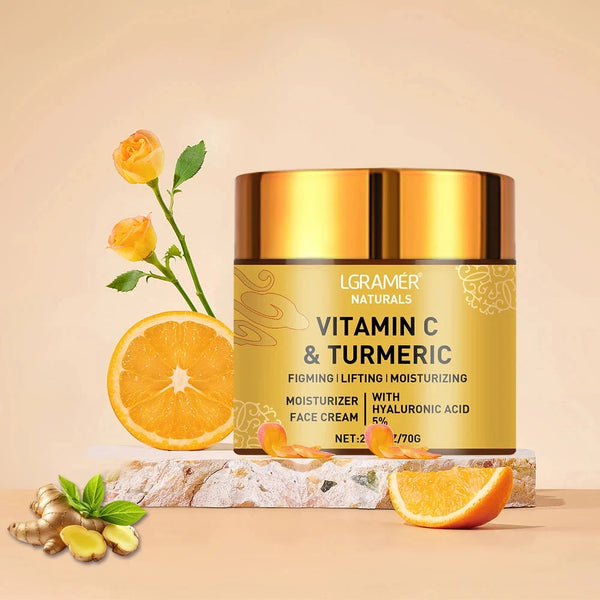 Turmeric Vitamin C Face Cream Brightening Moisturizing Skincare DealNede™