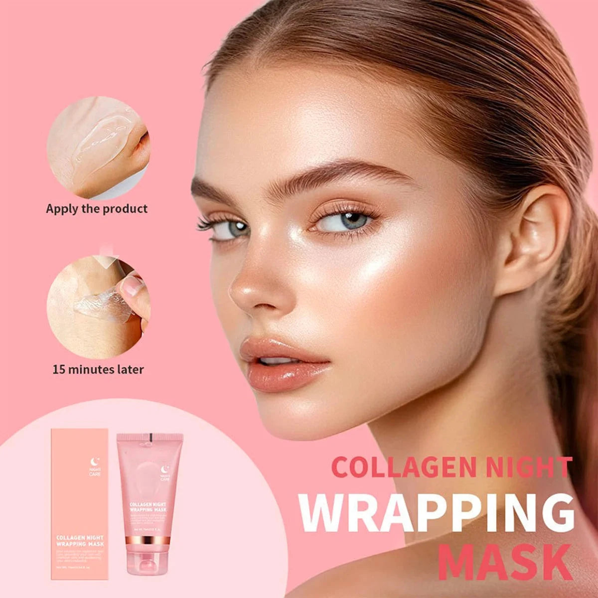 Collagen Peel-Off Face Mask Hydrating Firming Brightening Skin Care DealNede