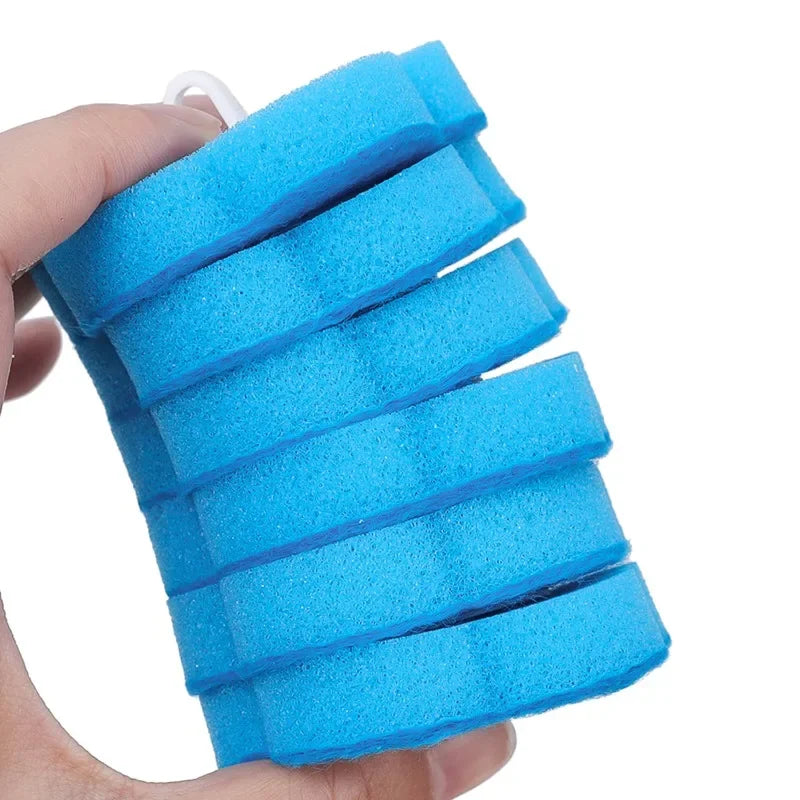6-60PCS Disposable Toilet Brush Heads Bathroom Replacement Sponges Head Toilet Cleaning Brush Refills No Dead Angle Brush Heads DealNede™