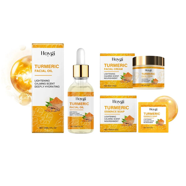Turmeric Skincare Set Brightening Anti Acne Face and Body Care DealNede™