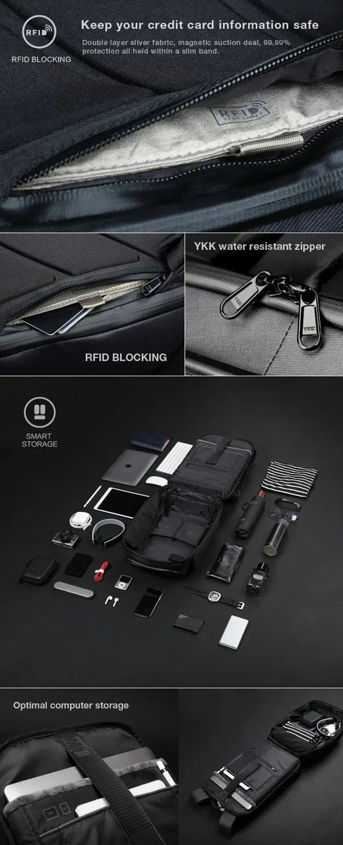 Solar Panel Backpack – Smart USB Anti-Theft Laptop Bag DealNede™