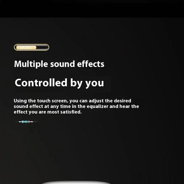 Wireless Headphones with Touch Screen Noise Cancelling Sports Headset DealNede™