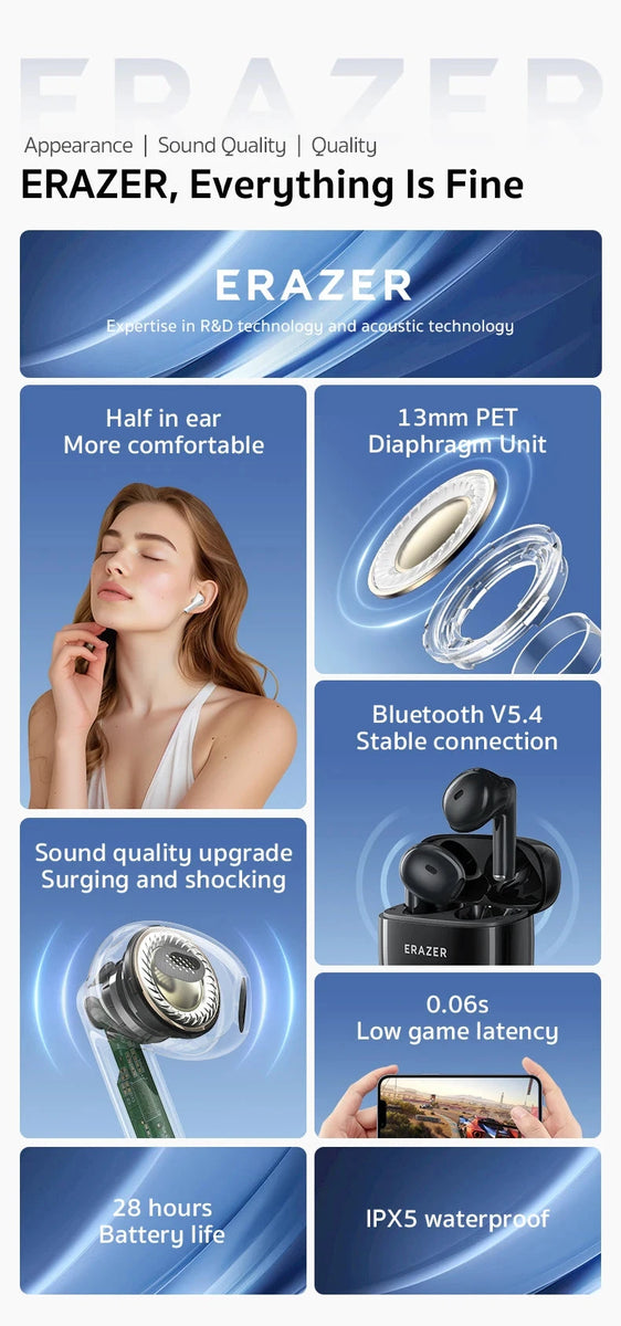 Translator Earphones] Erazer XT92 PRO Real-Time Translator DealNede™