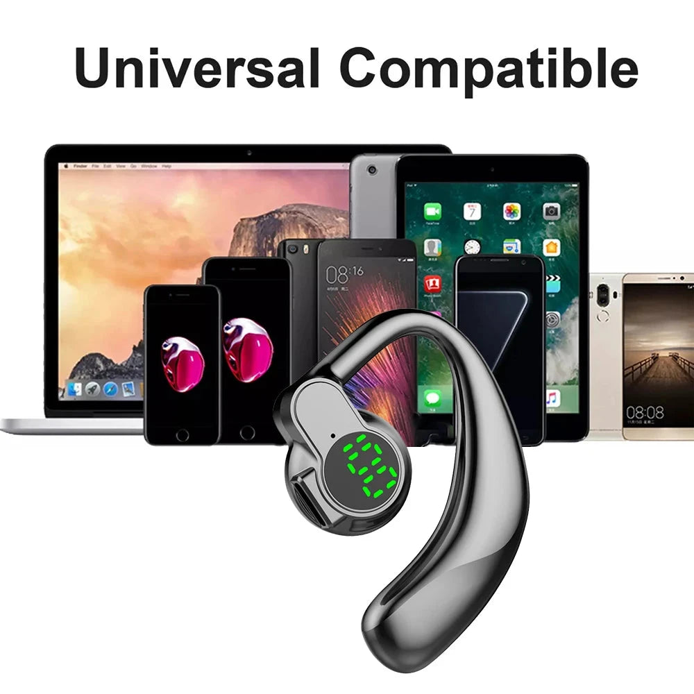 Bluetooth 5.4 Wireless Headset Noise Reduction Sports Earphones DealNede™