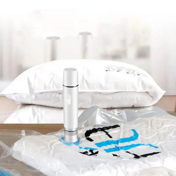 Portable Electric Vacuum Sealer Pump – Handheld Food Saver for Fresh Storage, Freezer & Travel Bags DealNede