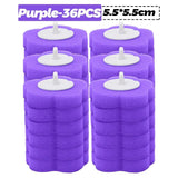 6-60PCS Disposable Toilet Brush Heads Bathroom Replacement Sponges Head Toilet Cleaning Brush Refills No Dead Angle Brush Heads DealNede™