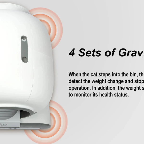 DOEL 65L Self-Cleaning Cat Litter Box App Control, ONLY Supports 2.4G WiFi w/Litter Mat&Trash Bags, Fit for Tofu & Mixed Litter DealNede™