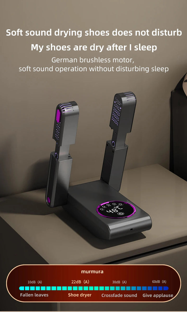 2025 Intelligent Electric Shoe Dryer Timer Adjustable Dryer Quick Drying Deodorizing Sterilizing Shoe Dryer Shoe Warmer Heater DealNede™