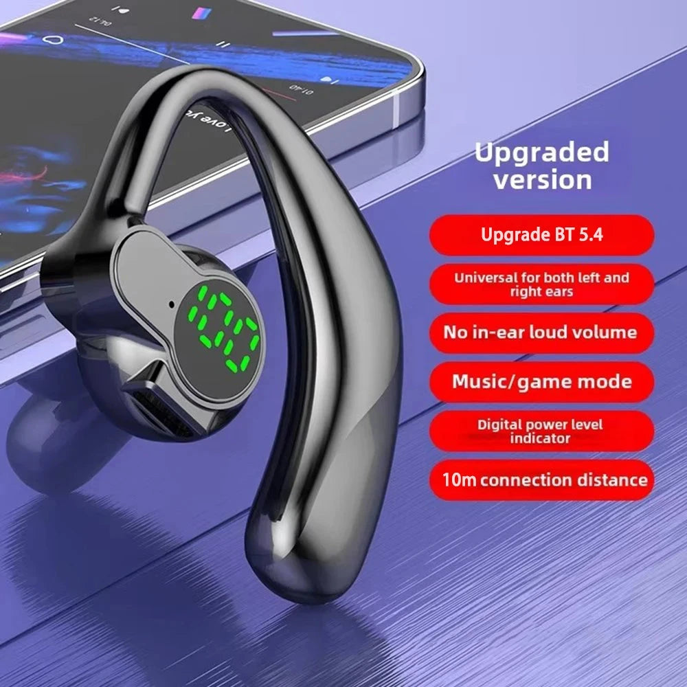 Bluetooth 5.4 Wireless Headset Noise Reduction Sports Earphones DealNede™