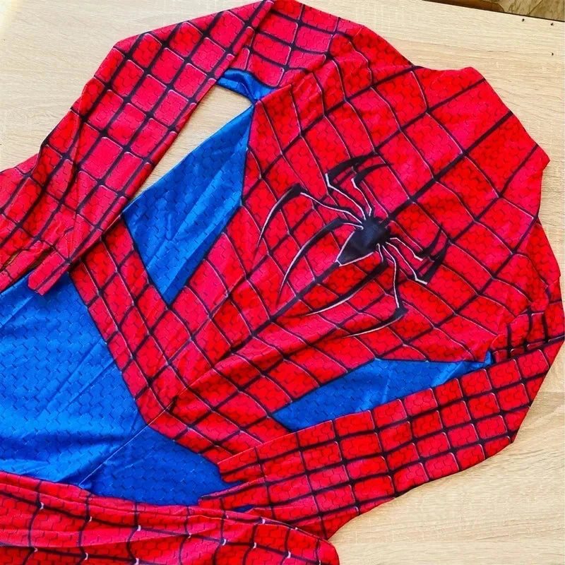 Kids Superhero Spider Costume Spandex Jumpsuit Halloween Suit DealNede™