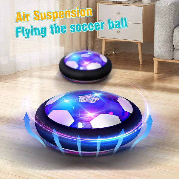 Hover Soccer Ball Kids Toy With Protective Foam Bumper And Colorful LED Lights ForBoys And Girls  (Battery supply)