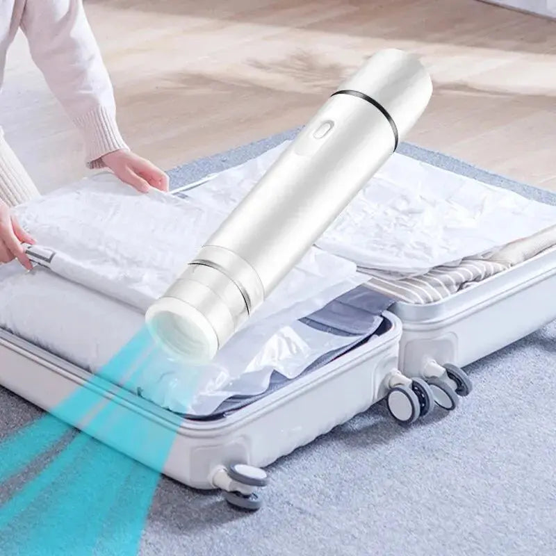 Portable Electric Vacuum Sealer Pump – Handheld Food Saver for Fresh Storage, Freezer & Travel Bags DealNede