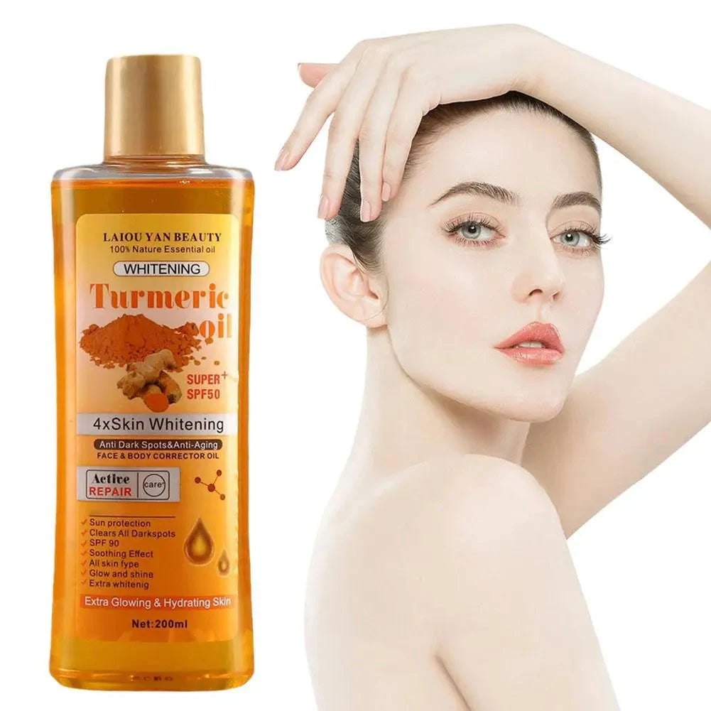 200ml Turmeric Essential Oil for Face & Body Moisturizing Hydration DealNede™