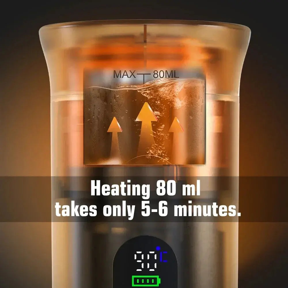 Portable 3-in-1 Espresso Machine – 20-Bar Wireless Coffee Maker for Hot & Cold Brew, Capsules & Ground Coffee, Travel & Car Use DealNede