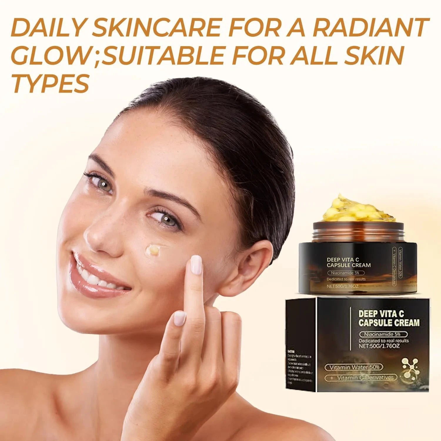 Deep Vitamin C Golden Capsule Hydrating Face Moisturizer DealNede™