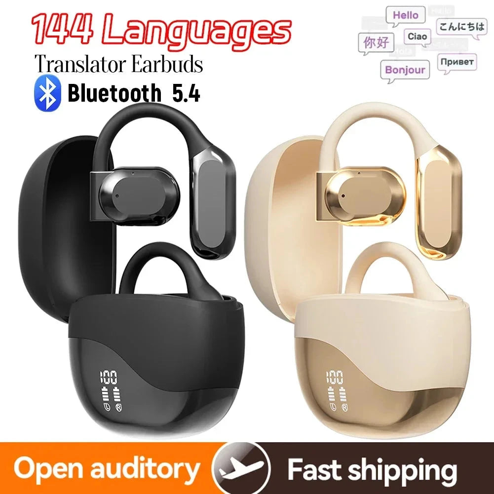 AI Translator Earbuds – Real-Time Bluetooth 5.4 Smart Earphones DealNede™