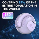 AI Translator Headphones Bluetooth 5.3 144-Language Earbuds DealNede™