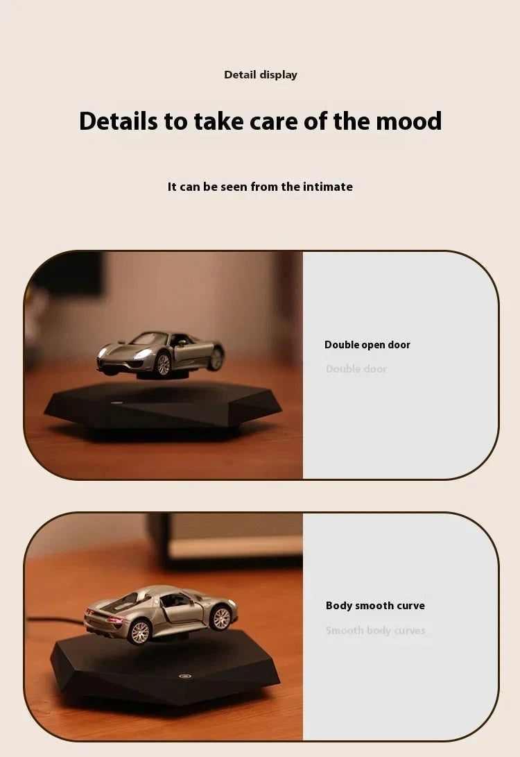 Magnetic Levitating Car with Metal Base 360° Free Rotation DealNede™