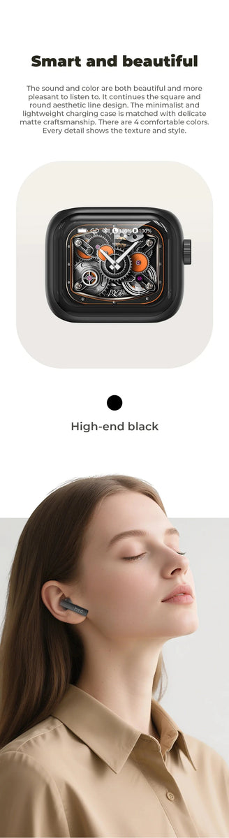HTC NE40 Earphones – Bluetooth V6 TWS AI Translator Headphones DealNede™