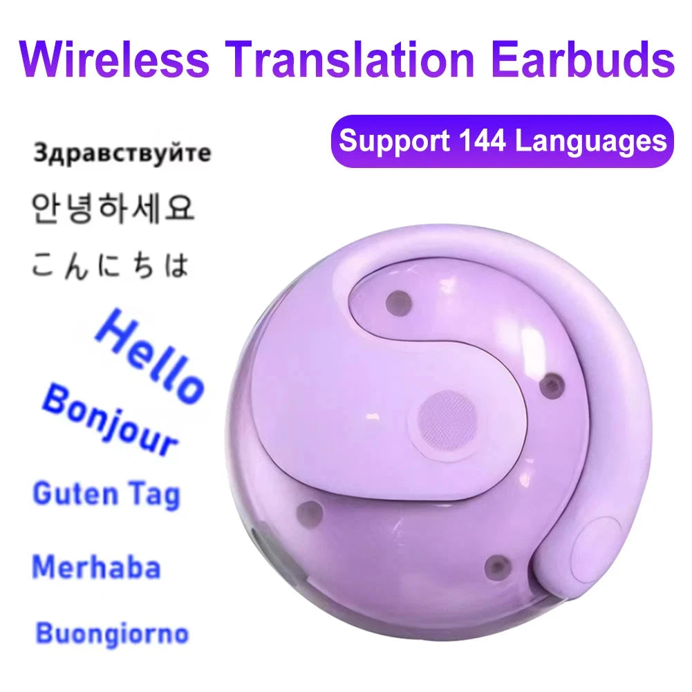 AI Real-Time Language Translator Earbuds 144 Languages Wireless DealNede™