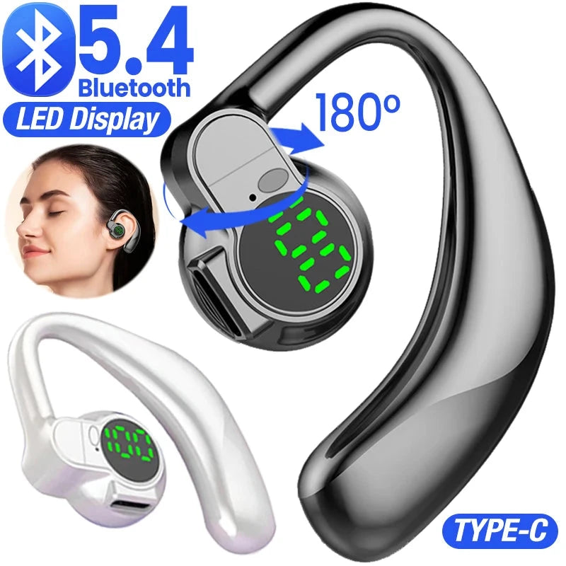 Wireless Headphone Bluetooth 5.4 Noise Canceling Sports Earhook DealNede™