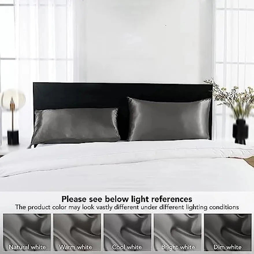 Satin Silk Pillowcase for Hair and Skin- 2pcs DealNede